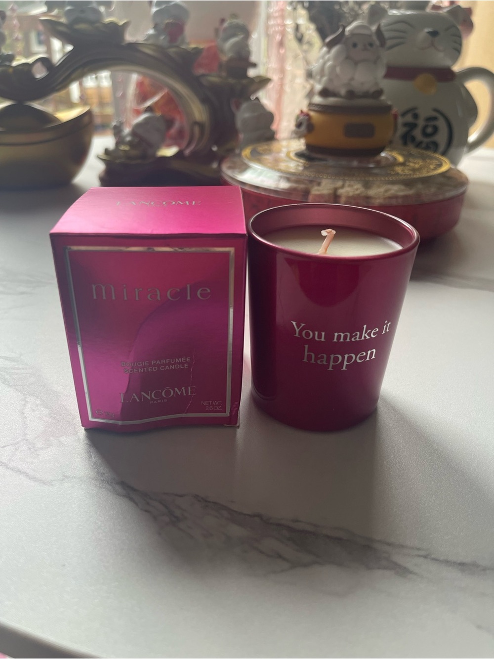Lancôme Miracle Scented Candle - Pink 75g